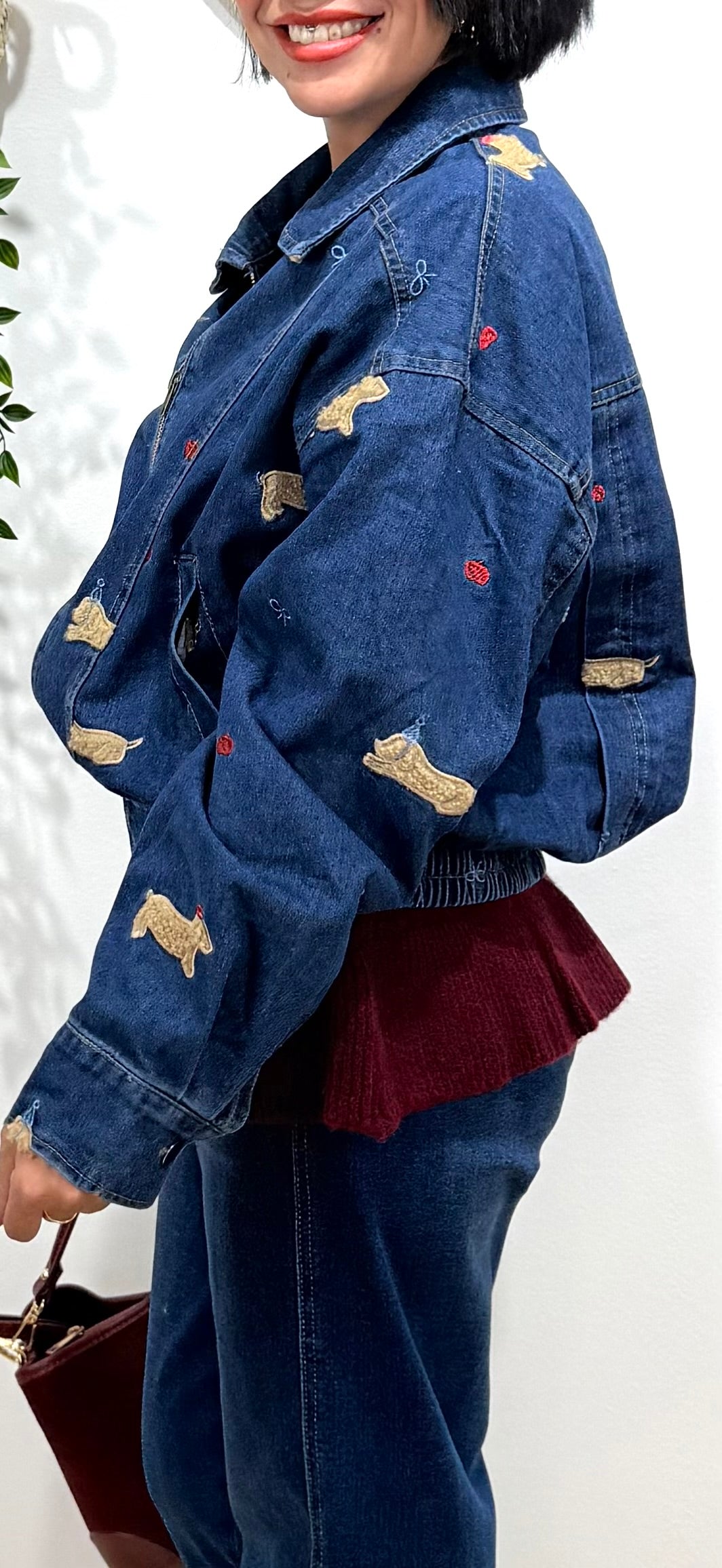 Chaqueta denim dog