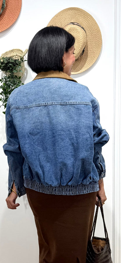 Chaqueta denim combi