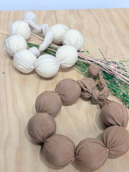 Pulsera Borlones chocolate