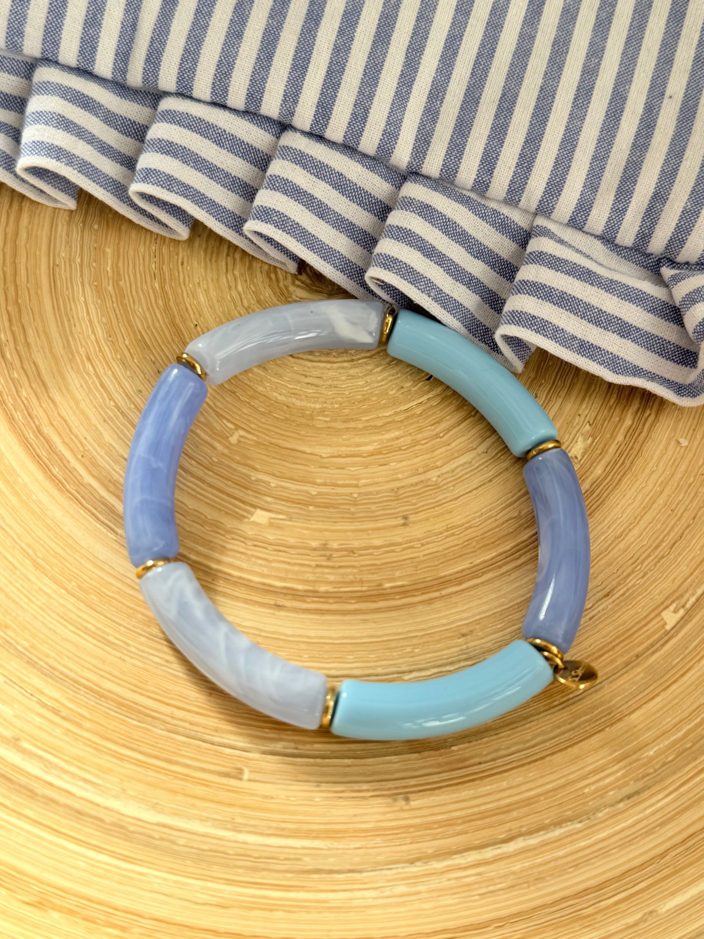 Pulsera combi azul celeste - AC