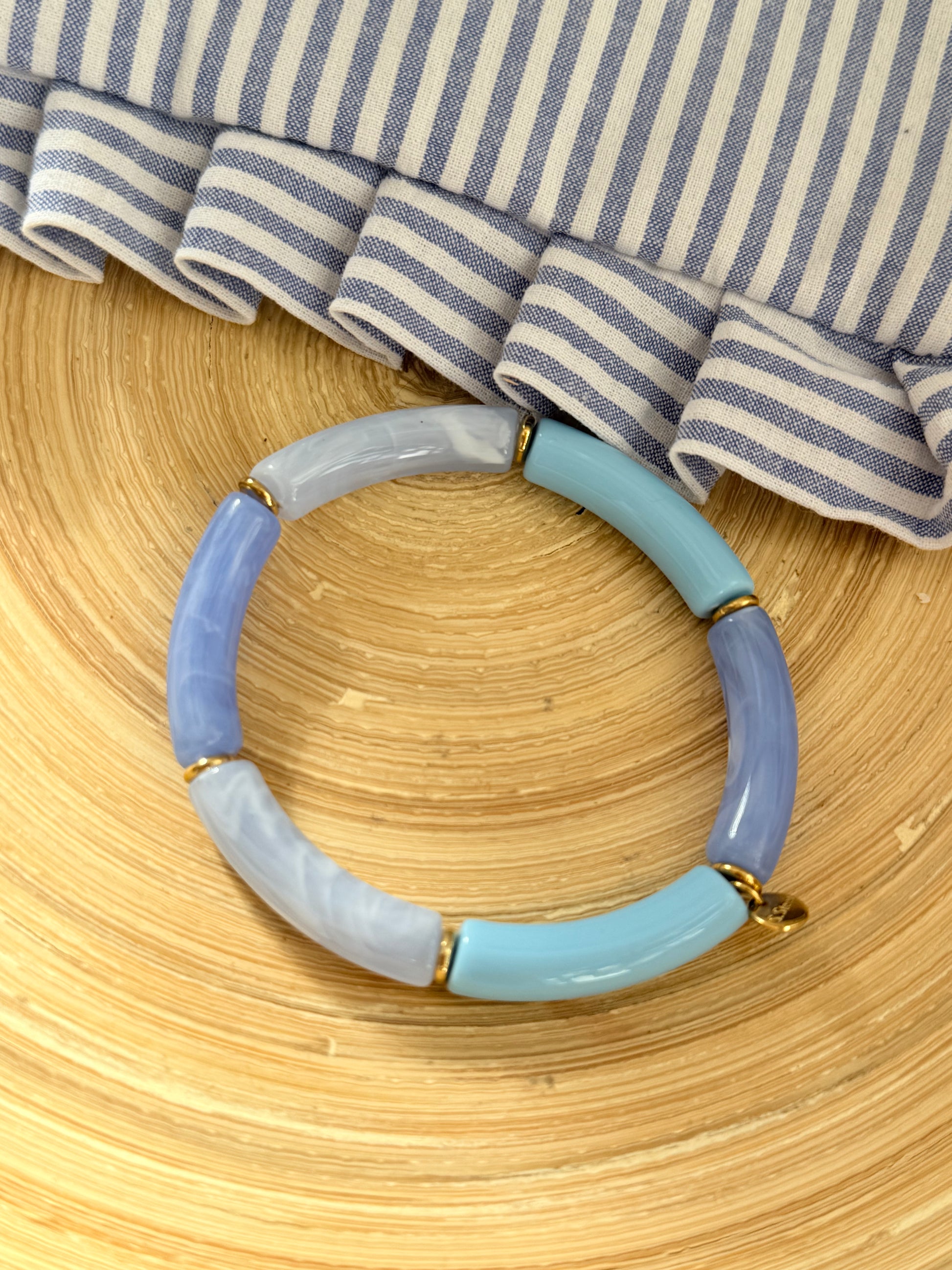 Pulsera combi azul celeste - AC
