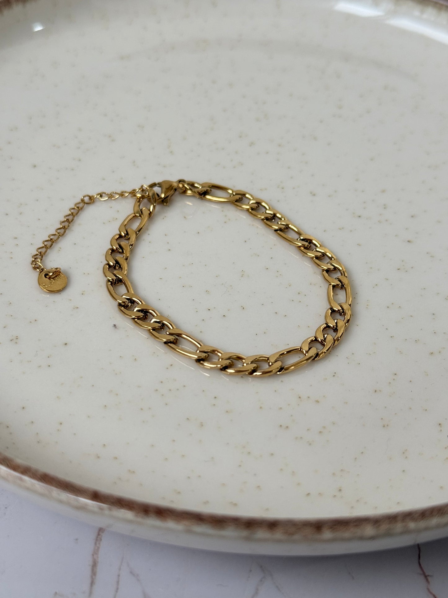 Pulsera cadena oro Paris