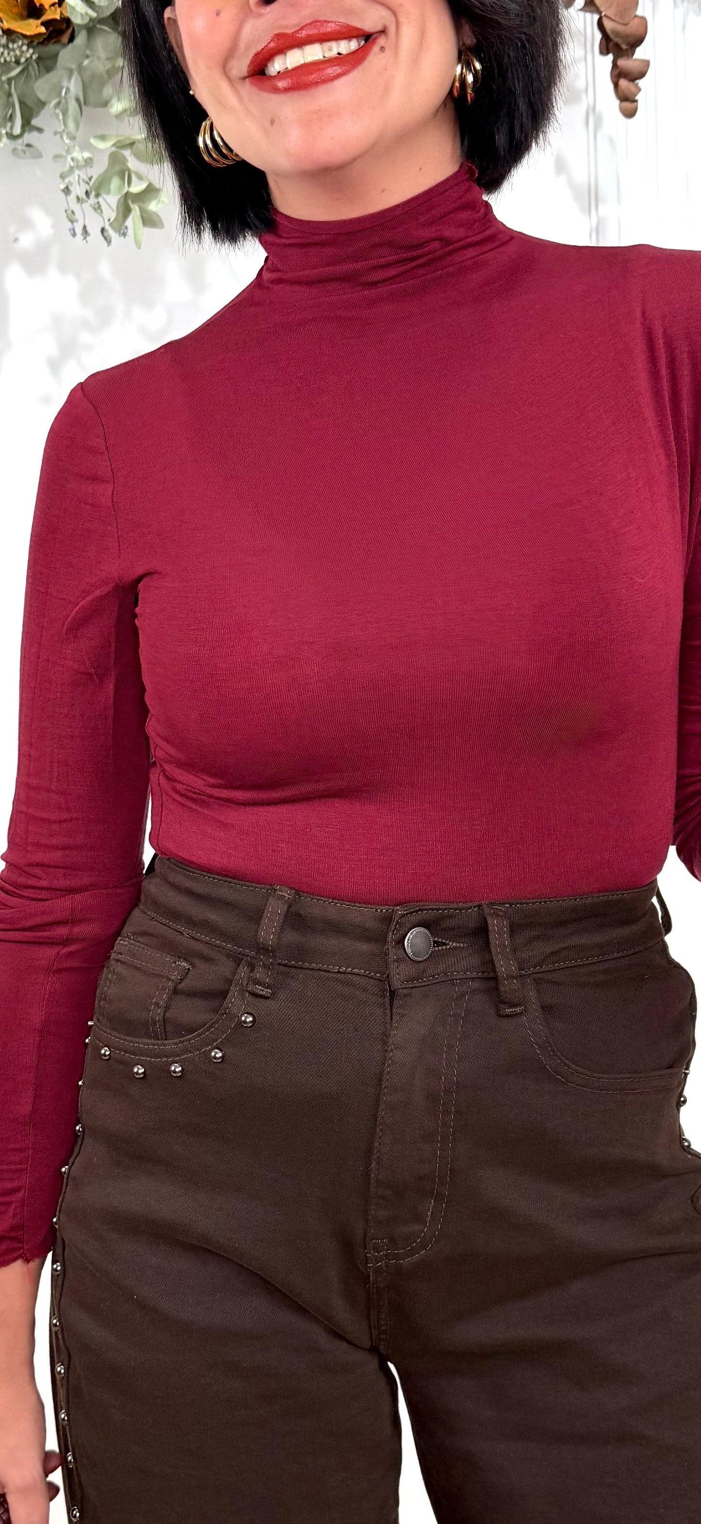 Camiseta intimisimi burdeos