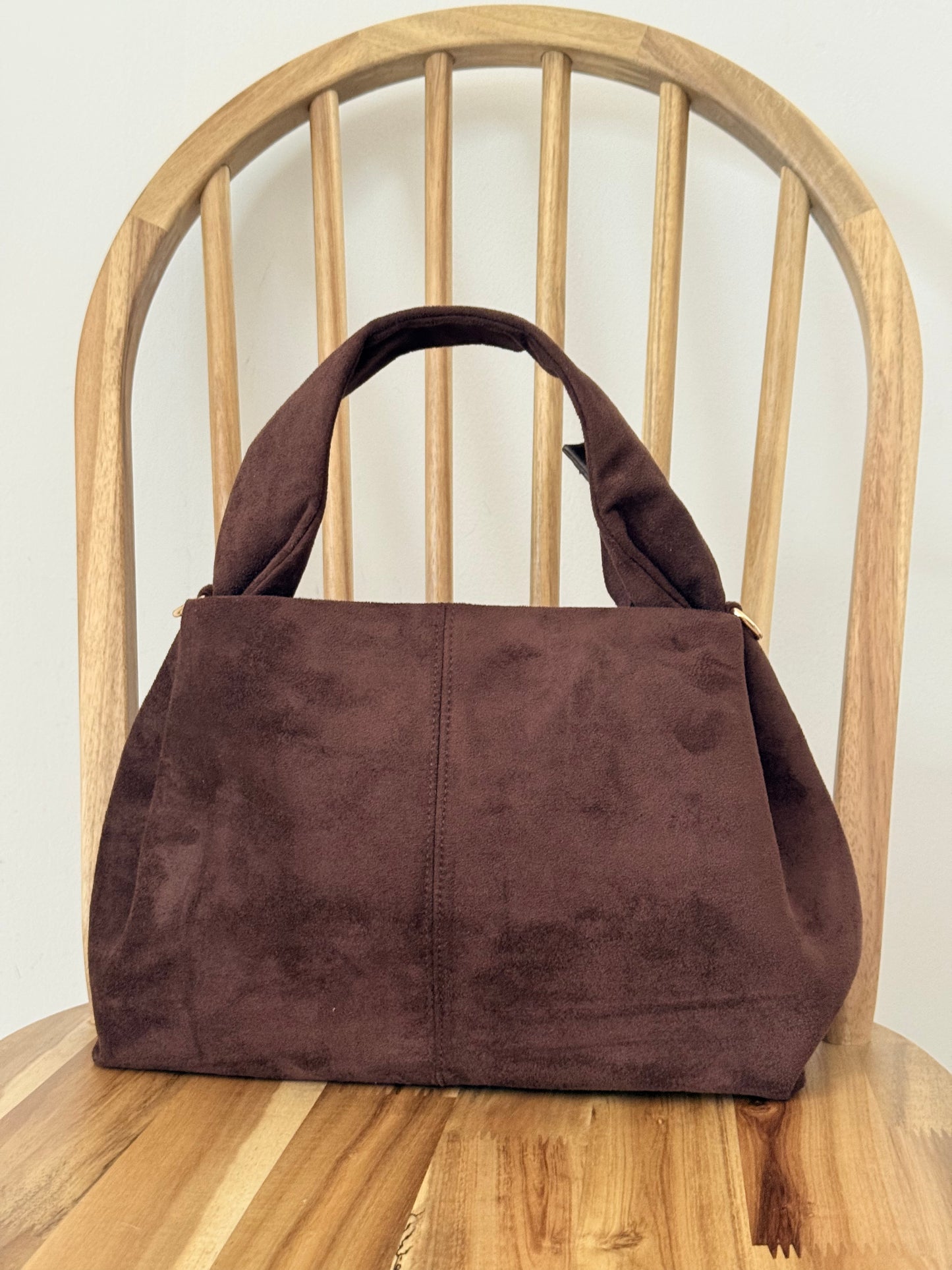 Bolso serraje chocolate