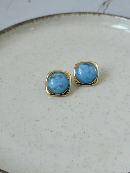 Pendiente azul combi