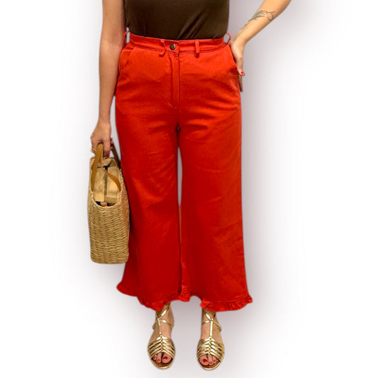 Pantalón volantes coral - AC