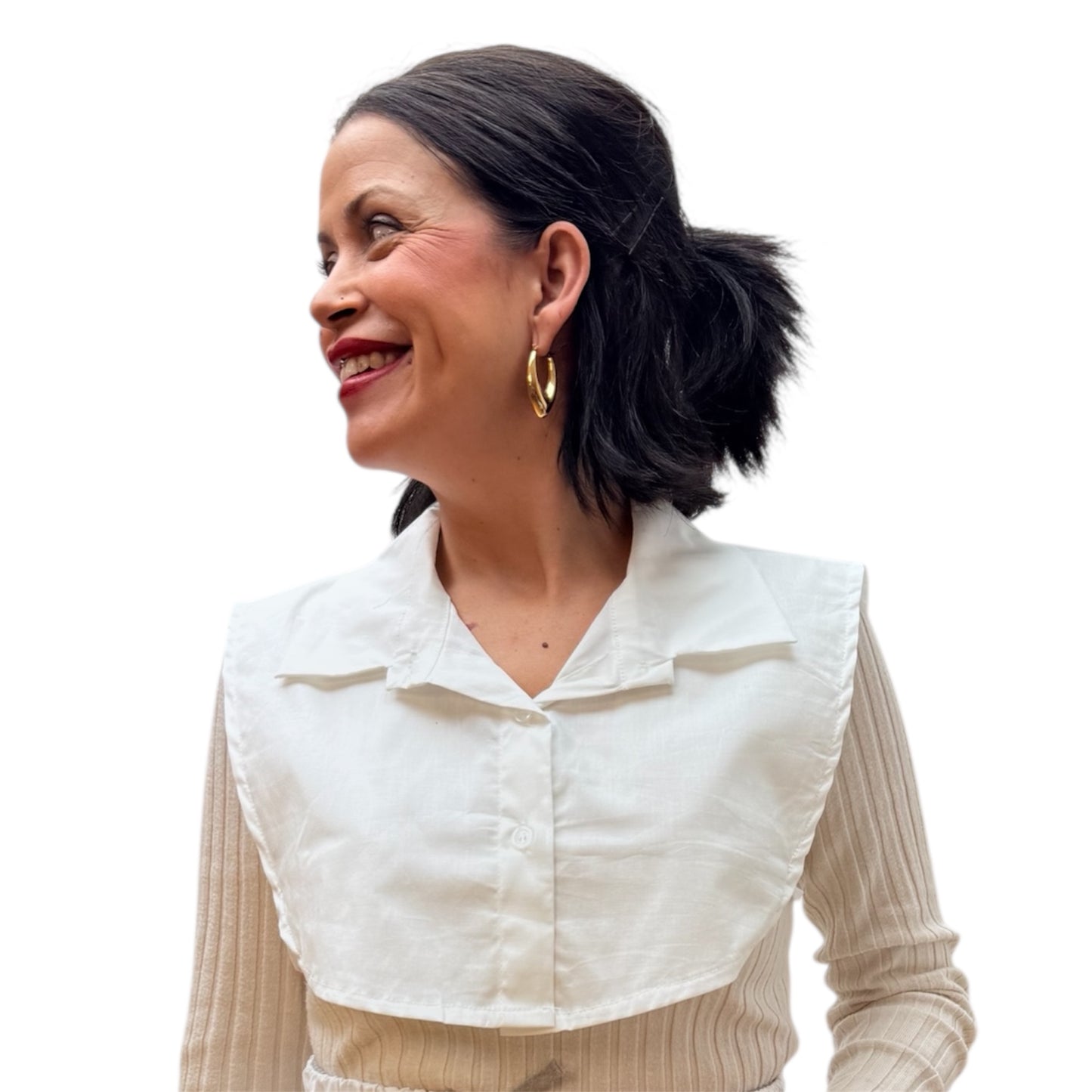 Cuello camisa blanco