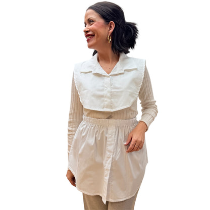 Cuello camisa blanco