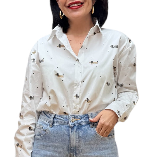 Camisa Teckel Canela