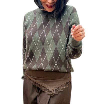 Camiseta basic chocolate lencera.