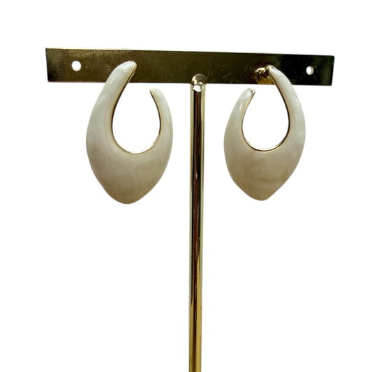 Pendientes Estela blanco perlado