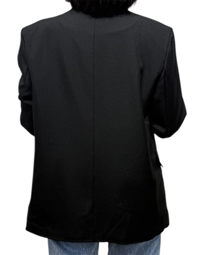 Blazer cruzada negra Kate
