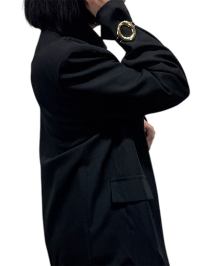 Blazer cruzada negra Kate