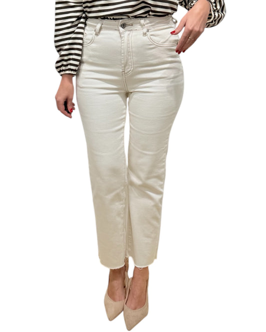 Jeans Beige costuras Paula