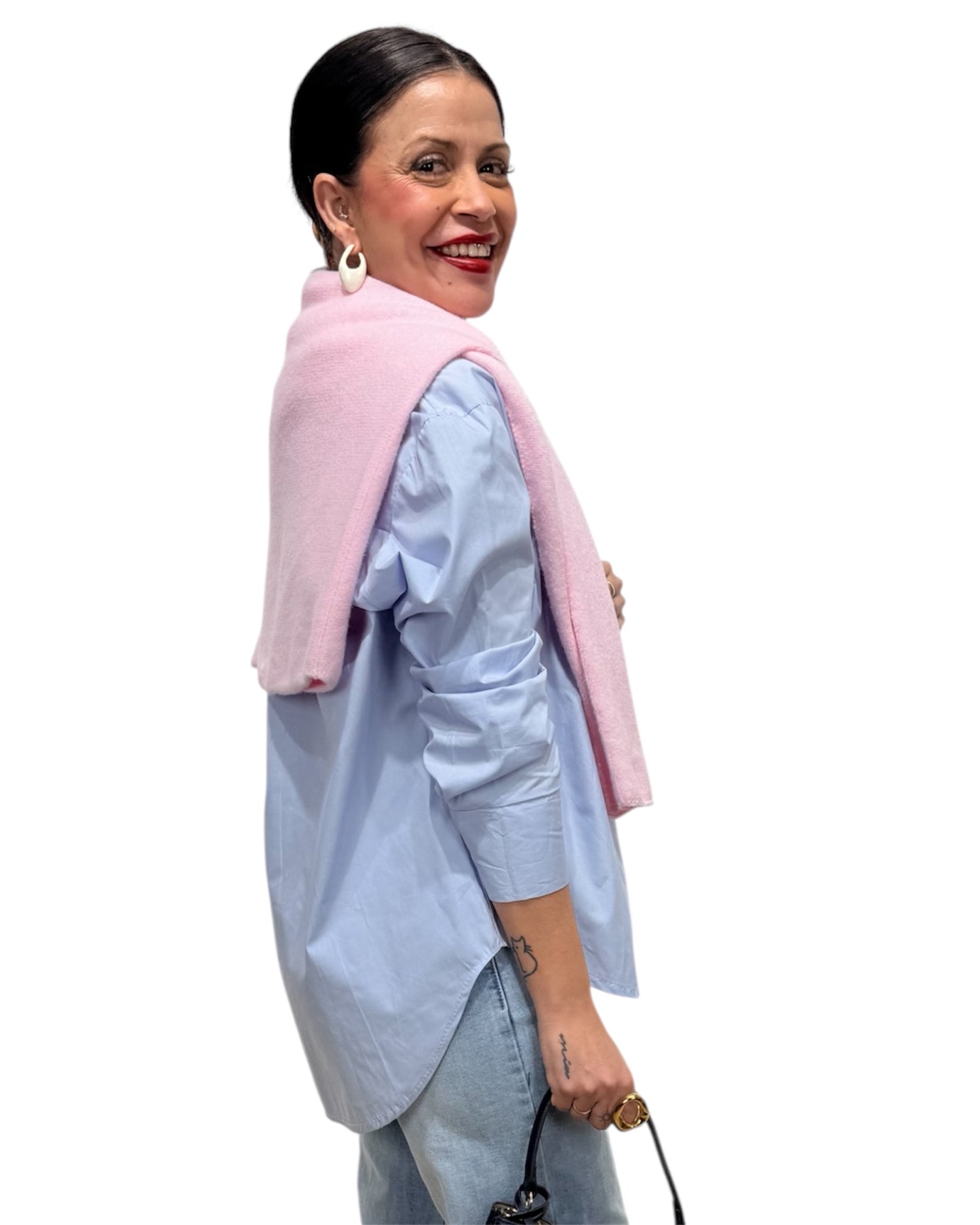 Camisa basic azul Marta