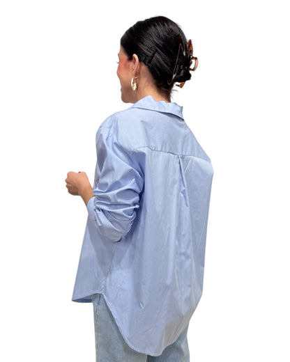 Camisa basic azul Marta