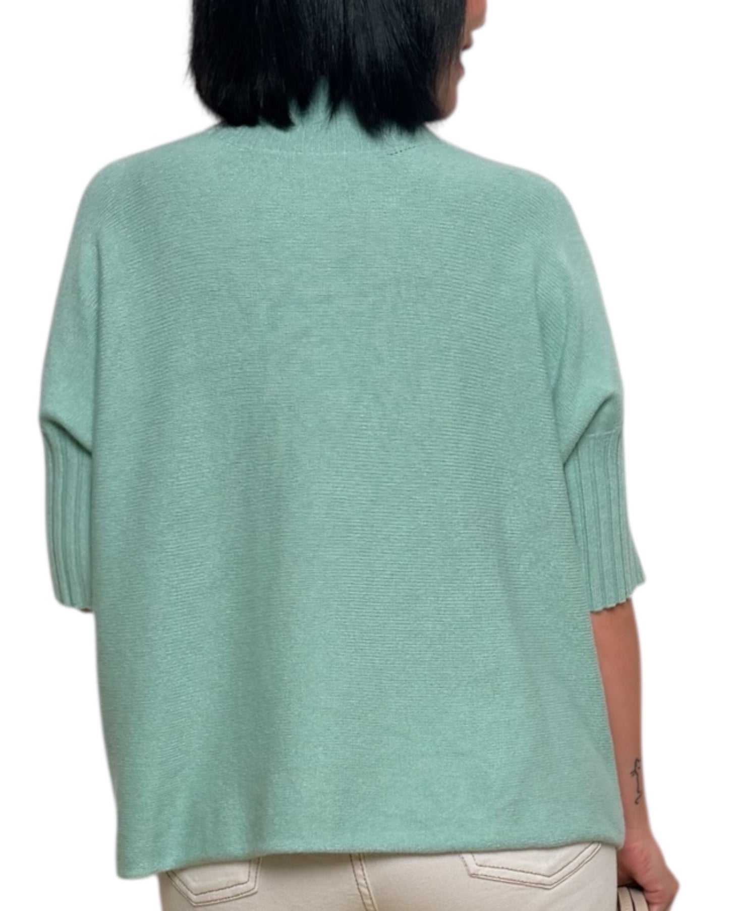Jersey turquesa manga corta