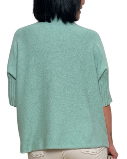 Jersey turquesa manga corta