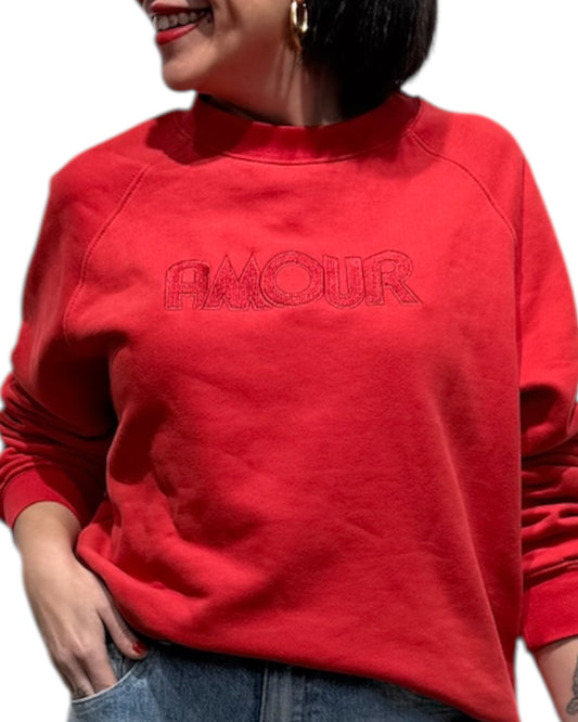 Sudadera AMOR roja
