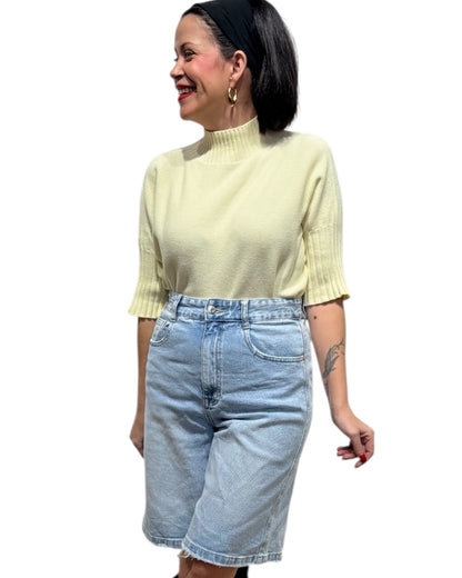 Jersey limón manga corta