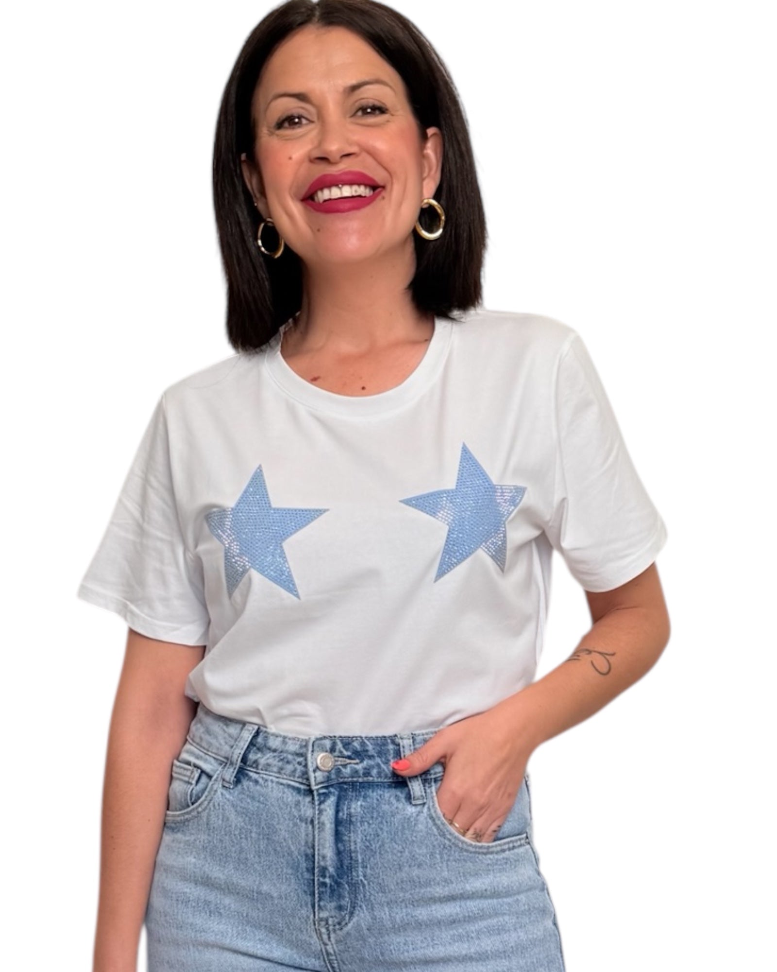 Camiseta estrella brillis - AC