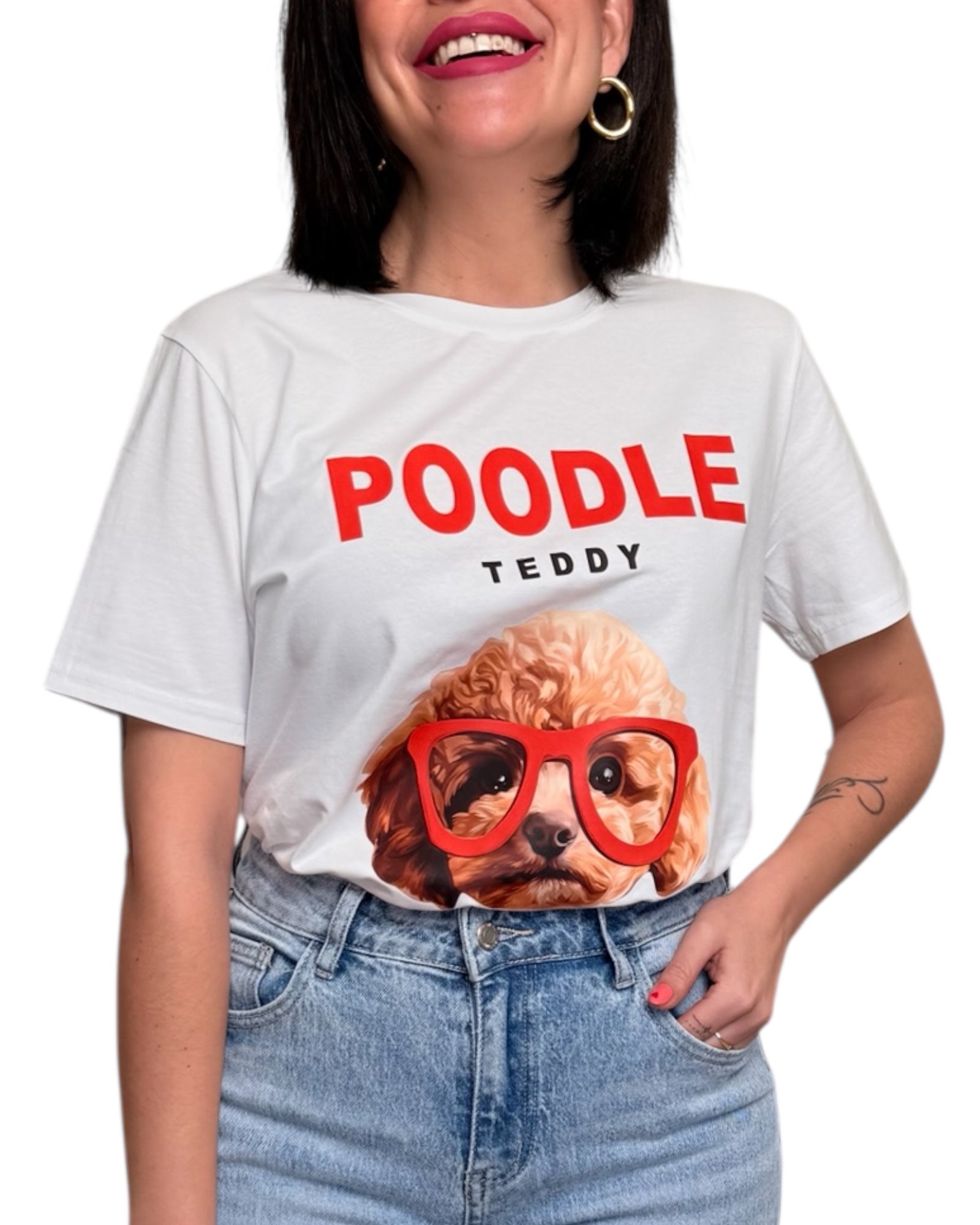 Camiseta Poddle roja - AC