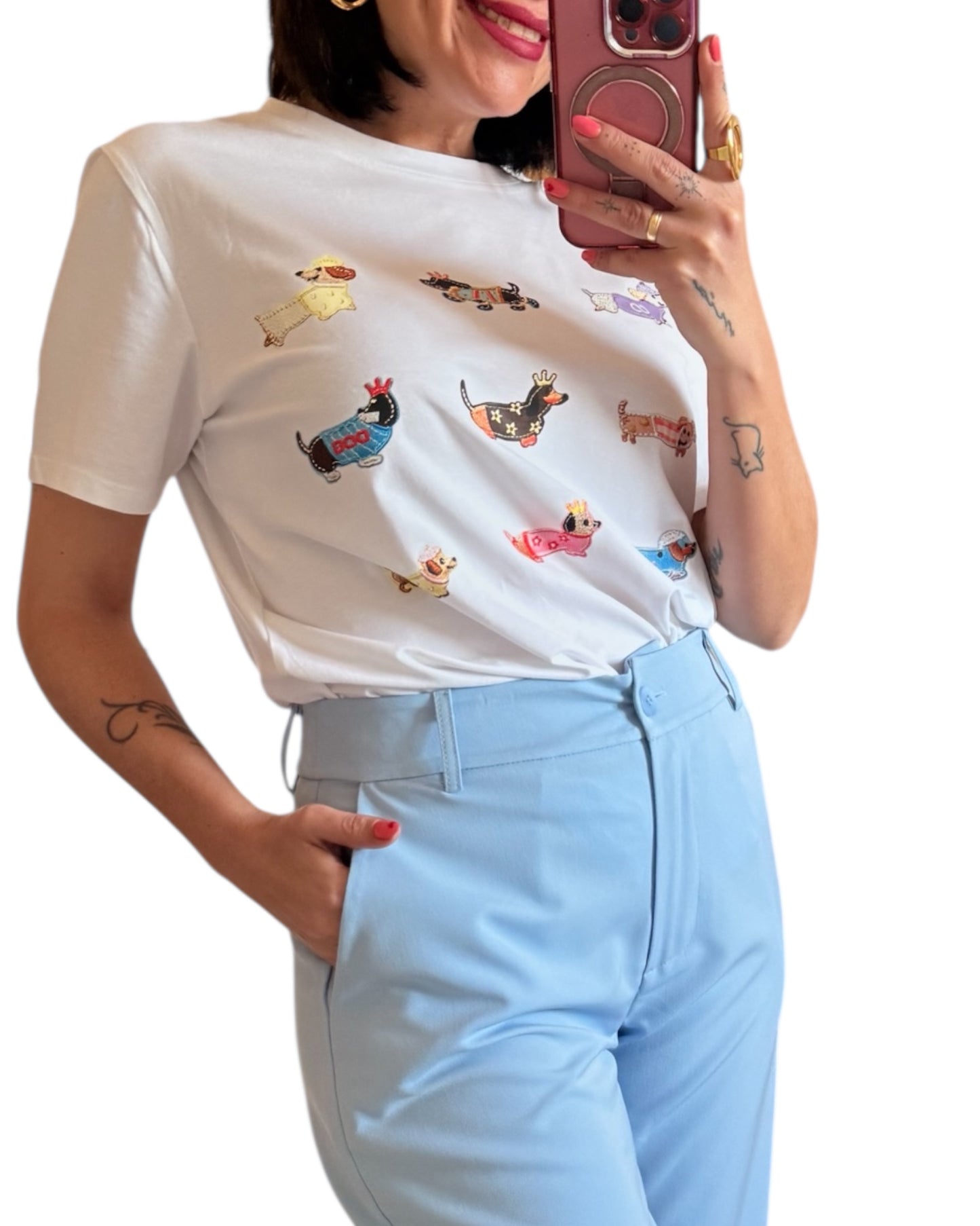 Pantalón vestido azul bebé Amelia