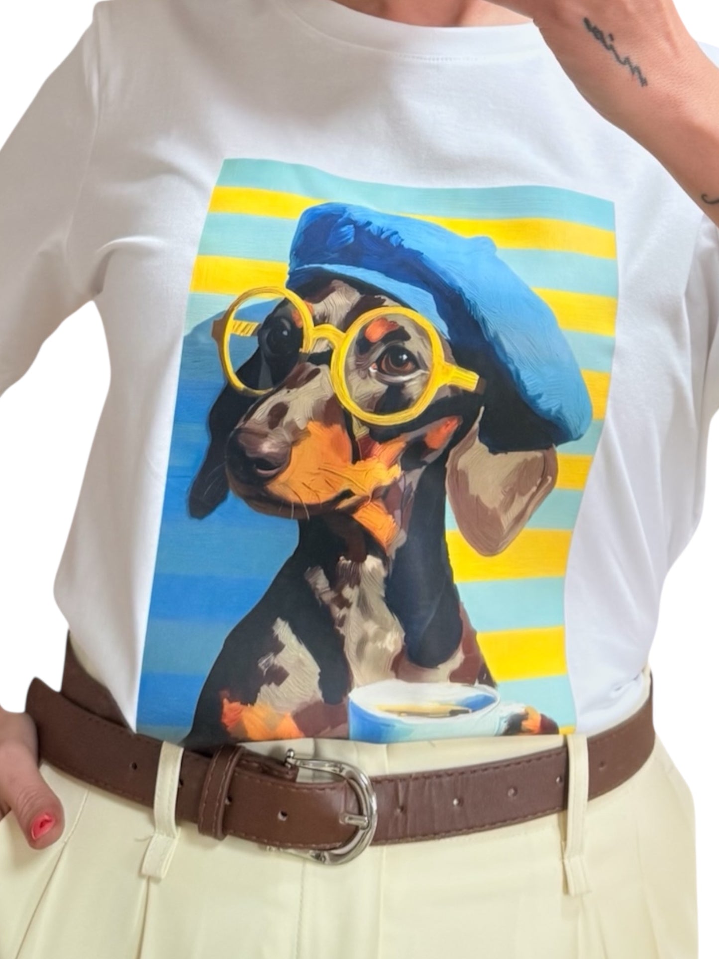 Camiseta Teckel verde