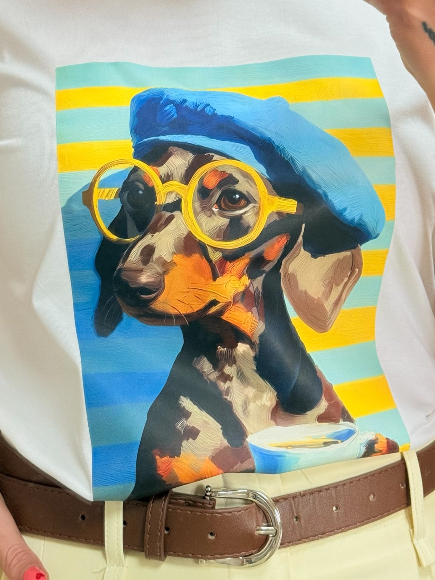 Camiseta Teckel verde