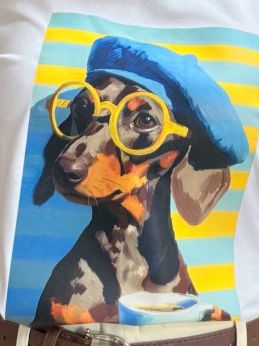 Camiseta Teckel verde