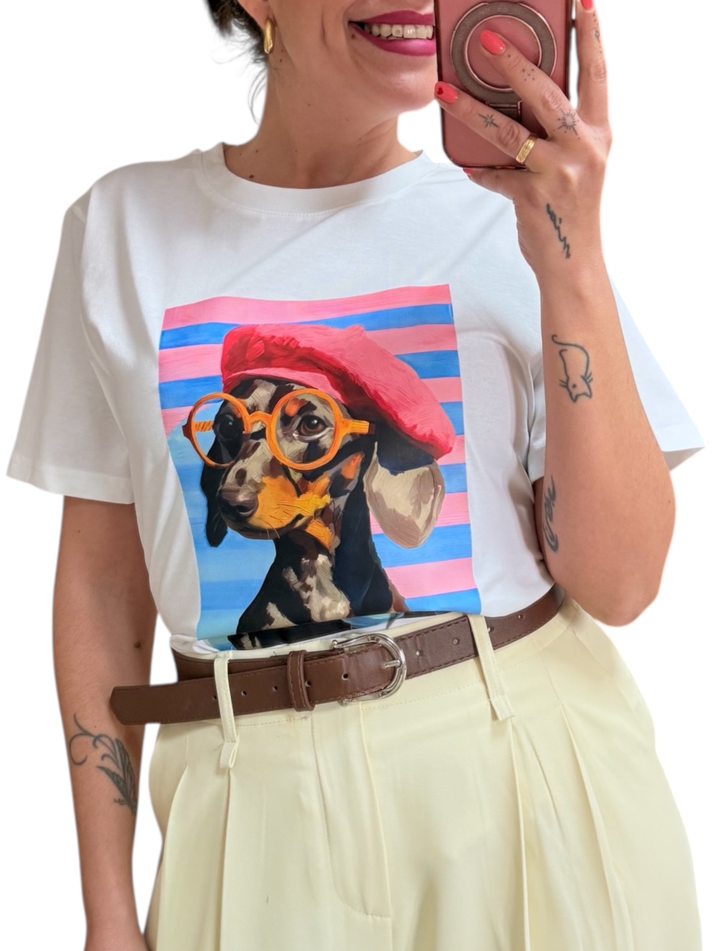 Camiseta Teckel azul