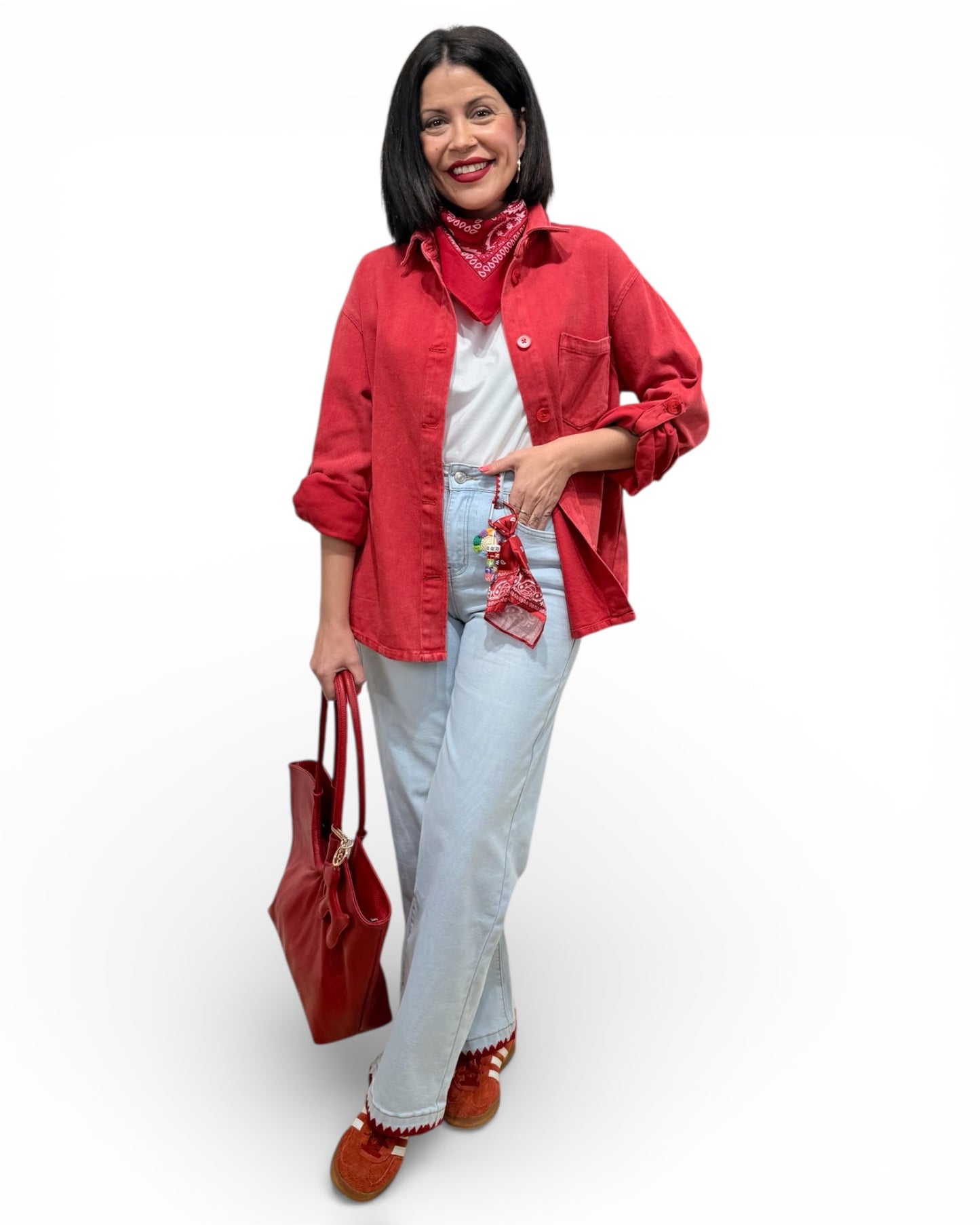 Sobrecamisa Roja Miren