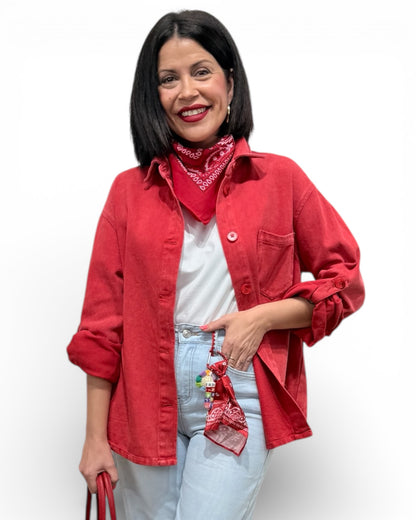 Sobrecamisa Roja Miren