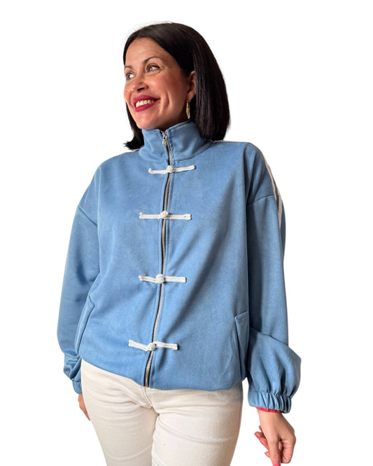 Chaqueta Adidis Chinese azul