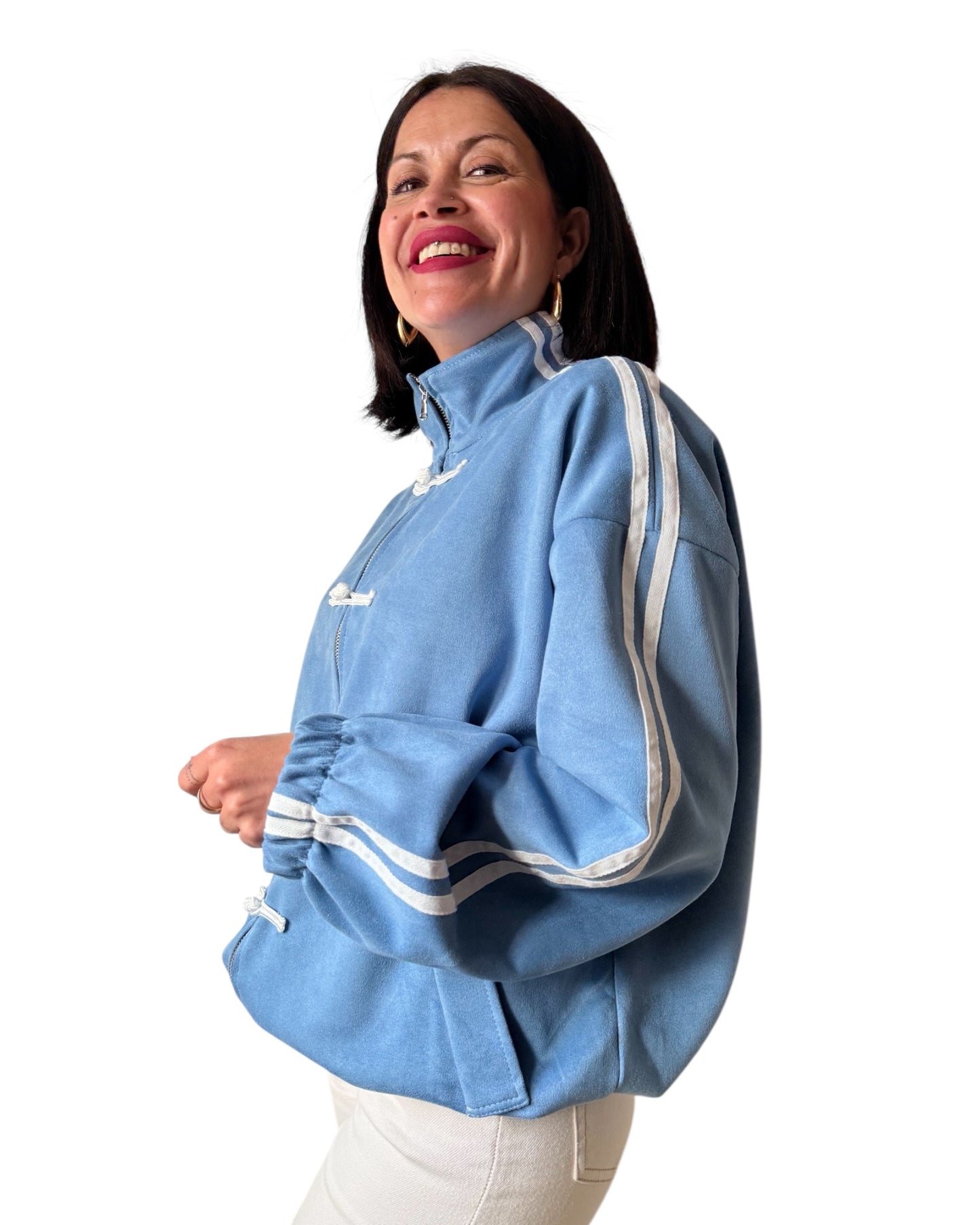 Chaqueta Adidis Chinese azul
