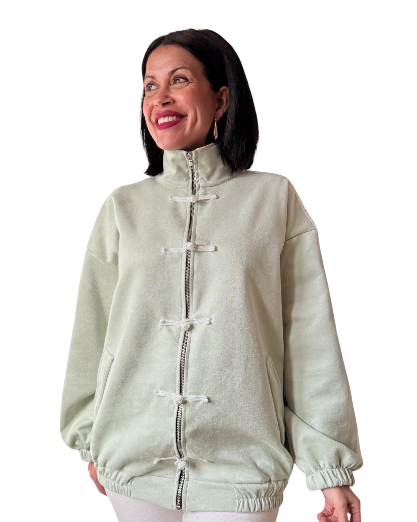 Chaqueta Adidis Chinese verde agua