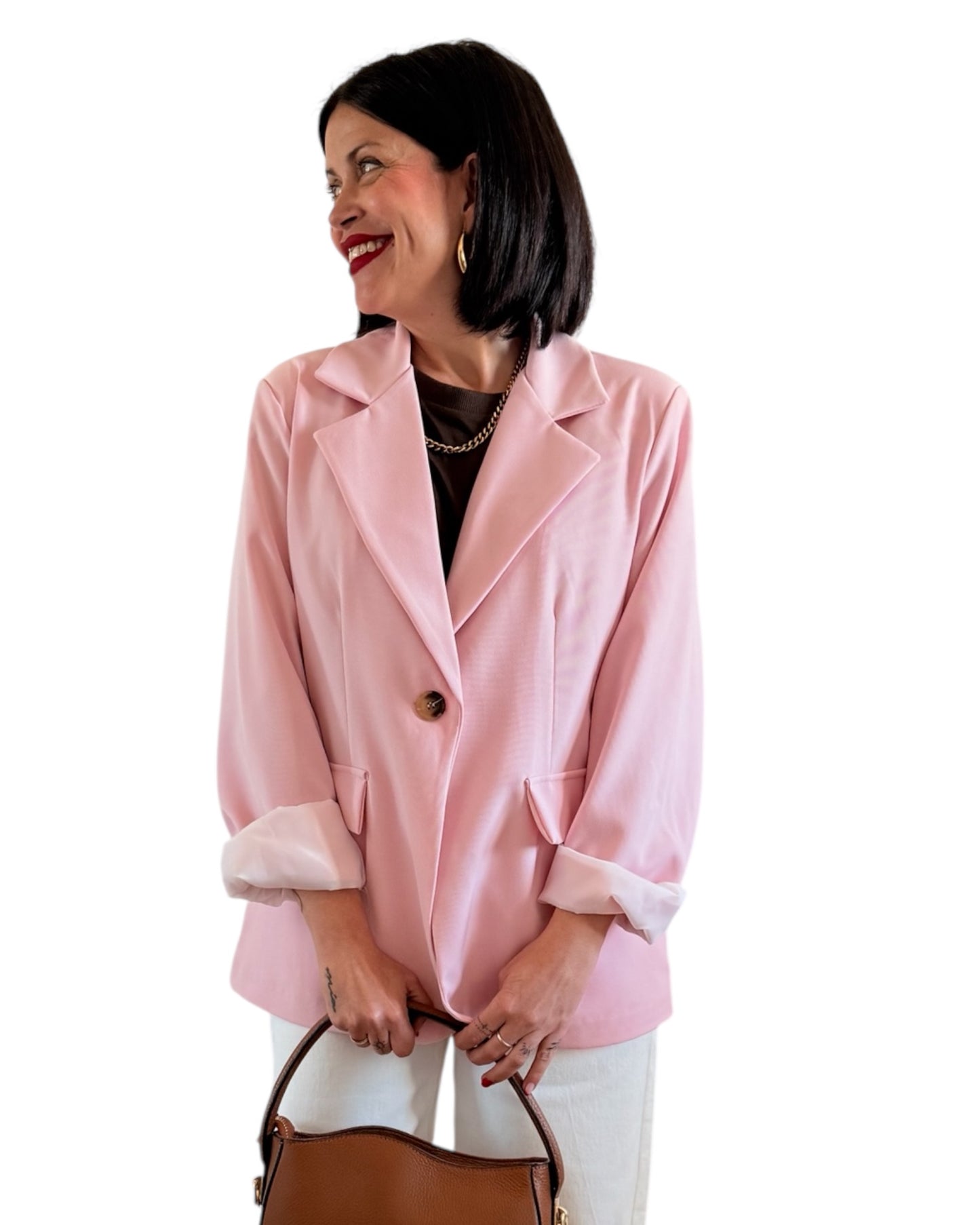 Blazer con forro rosa - AC