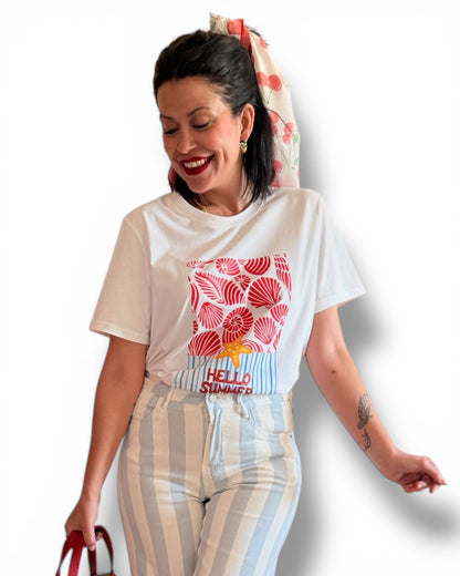 Camiseta Summer roja