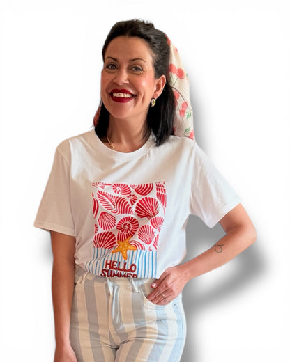 Camiseta Summer roja