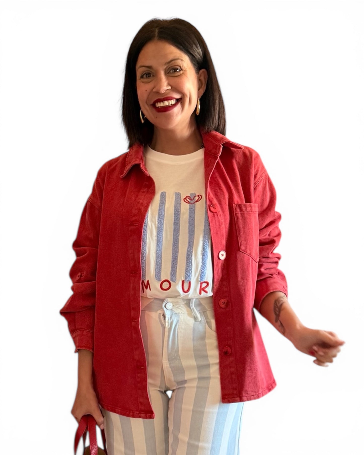 Sobrecamisa Roja Miren