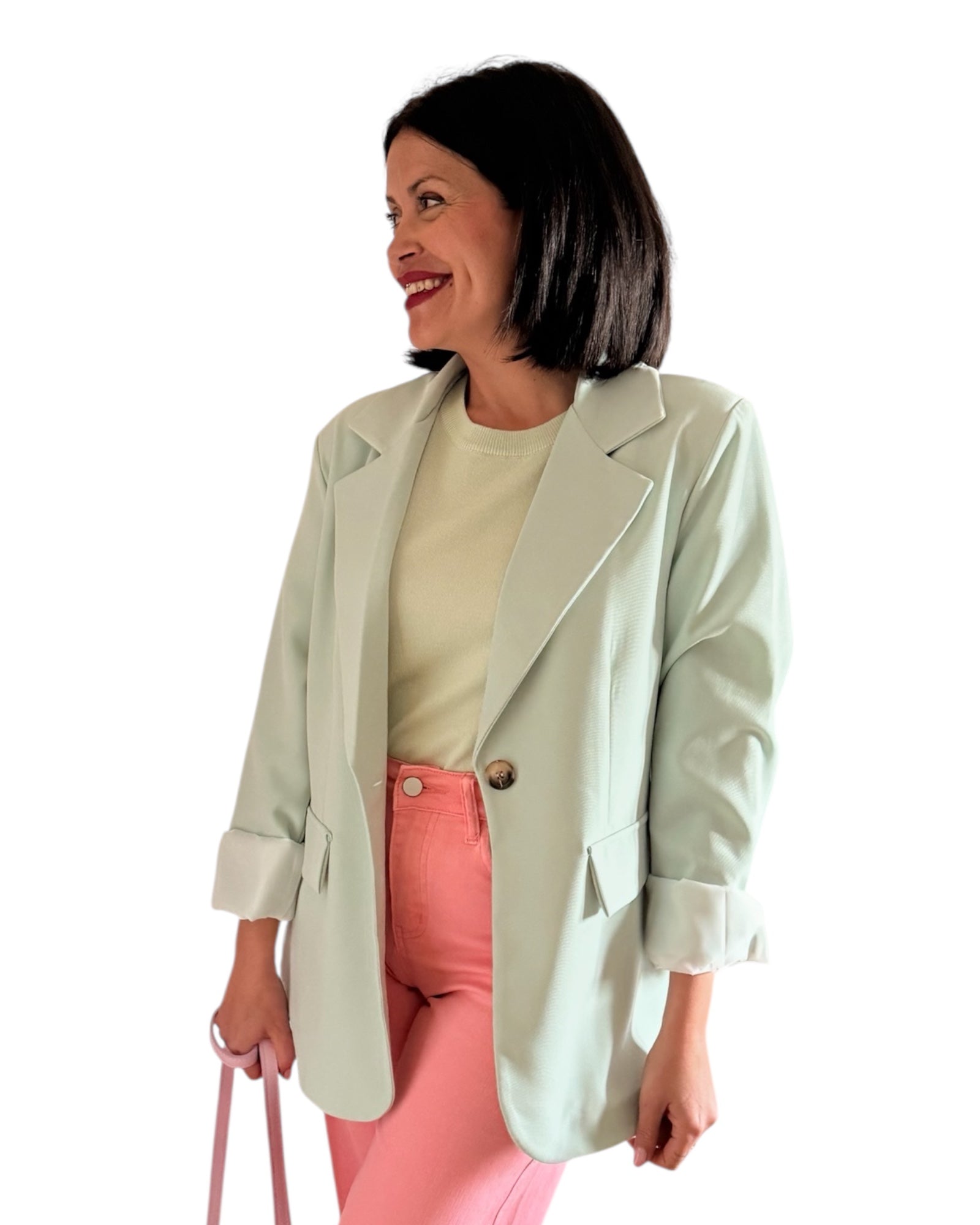 Blazer con forro verde agua - AC