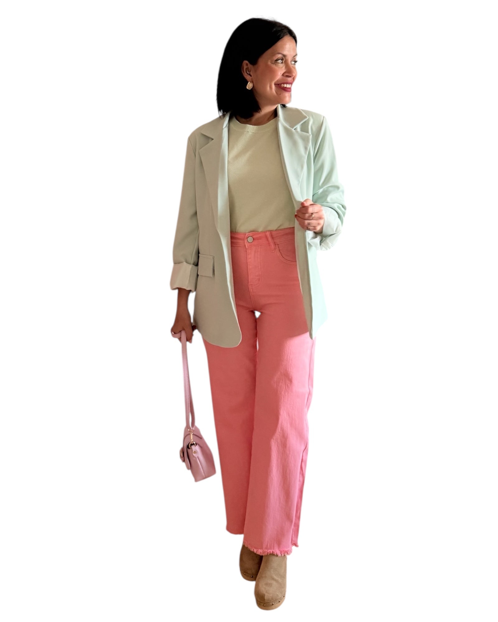 Blazer con forro verde agua - AC