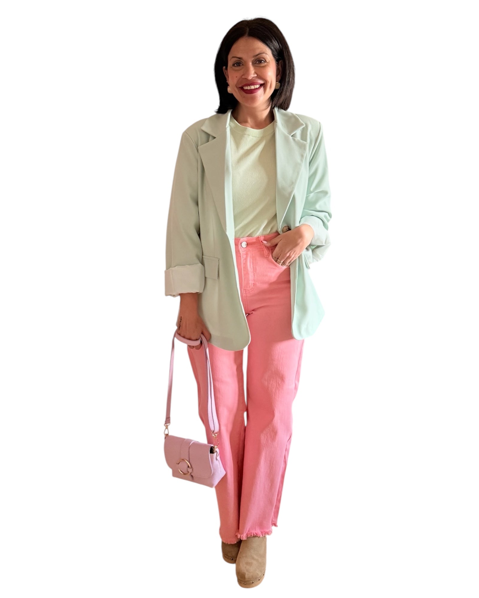 Blazer con forro verde agua - AC