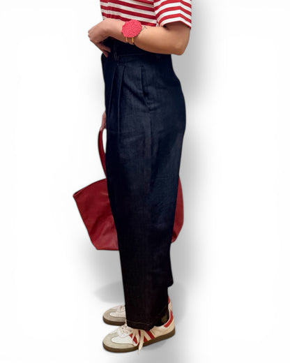 Pantalón vestir denim