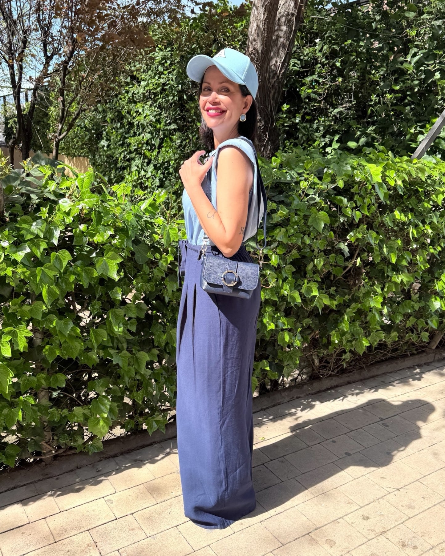 Bolso Charlot azul marino - AC