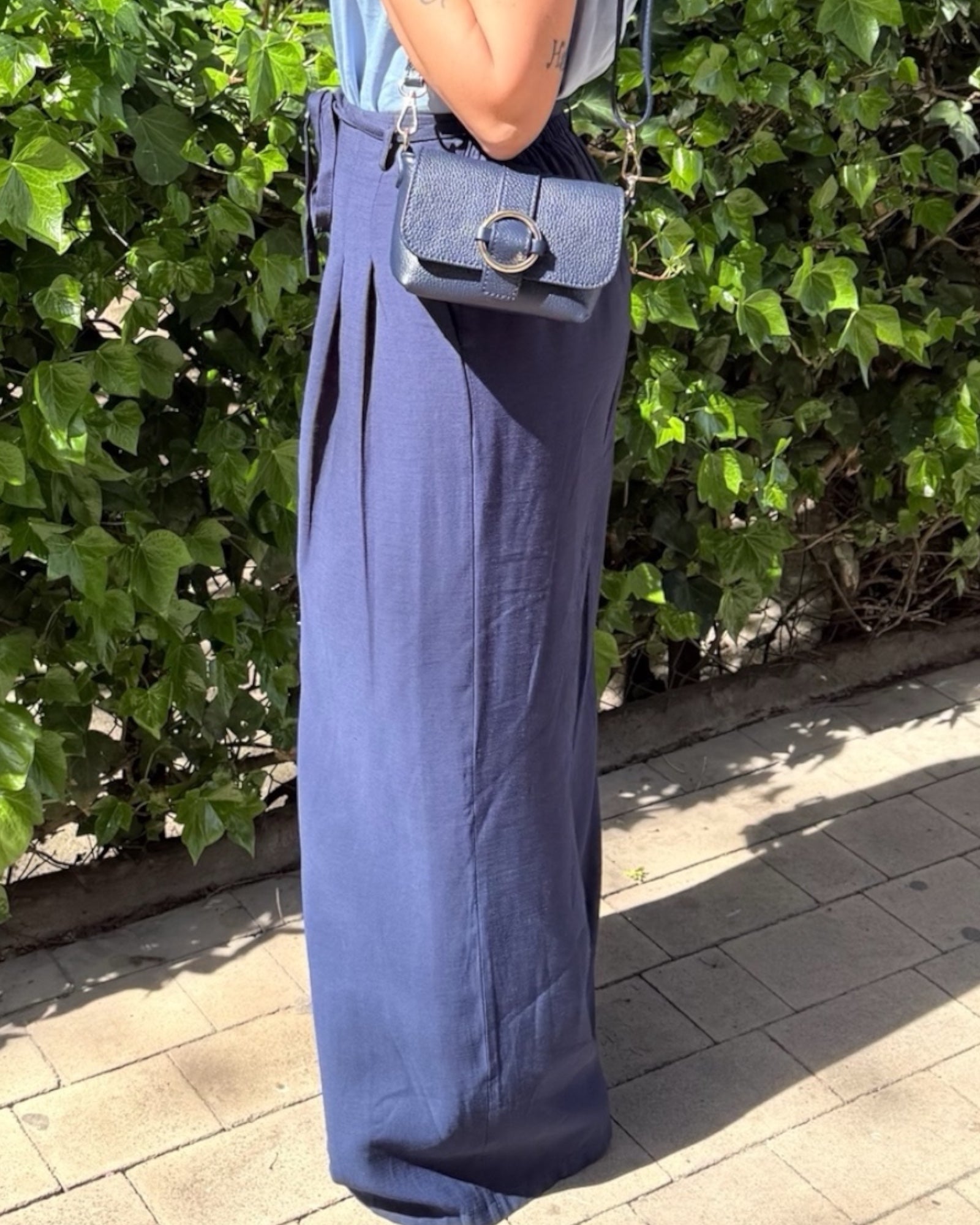Pantalón fluido azul marino - AC