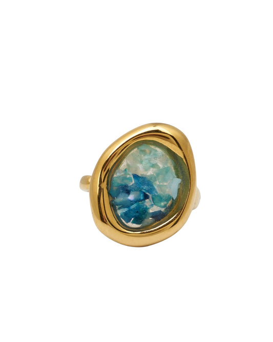 Anillo azul Megan - AC