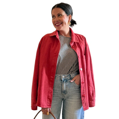 Sobrecamisa Roja Miren