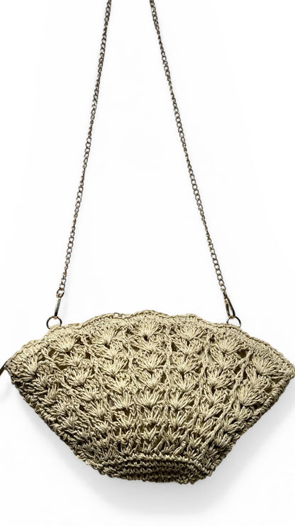 Bolso rafia Ariel claro - AC
