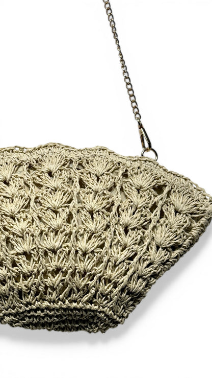 Bolso rafia Ariel claro - AC